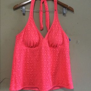 Catalina Swim  Back Open XL Tank Top Orange